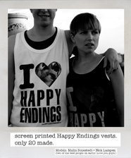 HAPPY ENDINGS vests